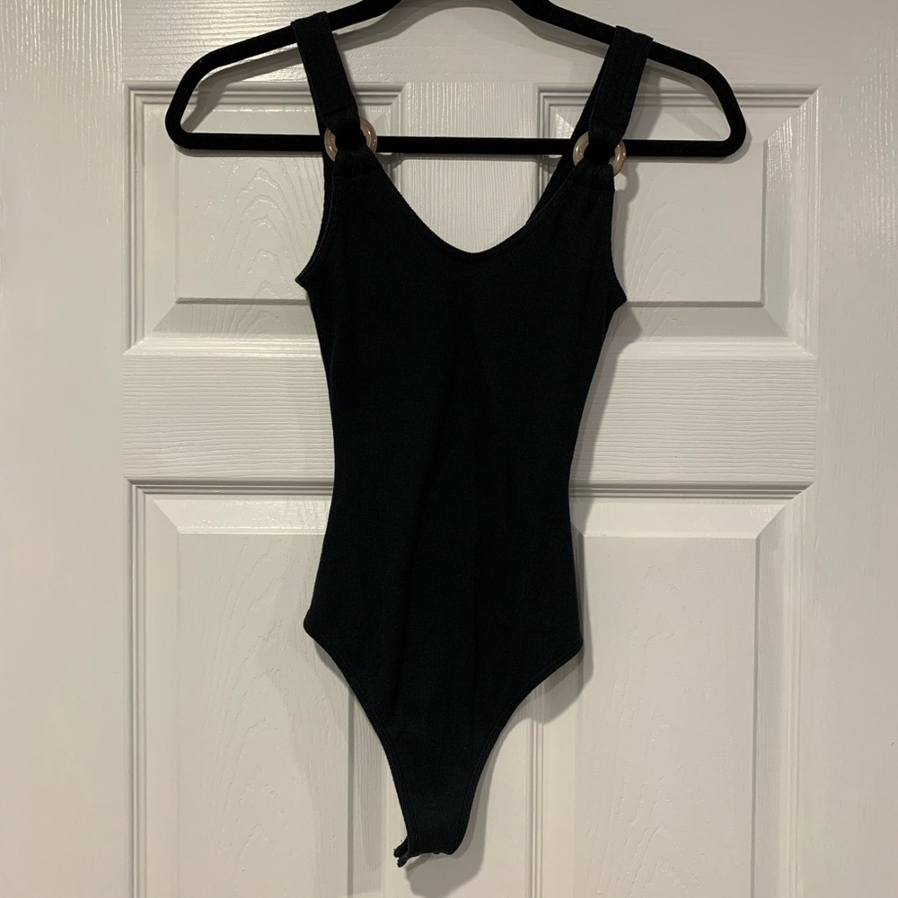 Abercrombie & Fitch Ribbed Ring Detail Bodysuit
